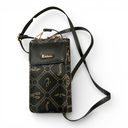 Mini sac téléphone portefeuille noir