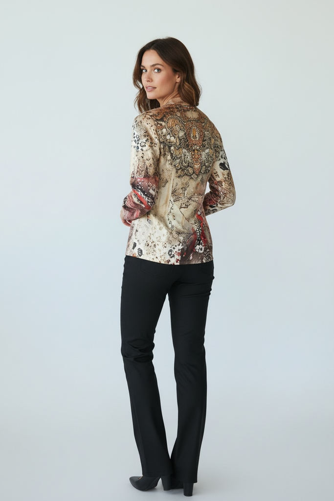 Veste Zia dos avec imprimé 3D