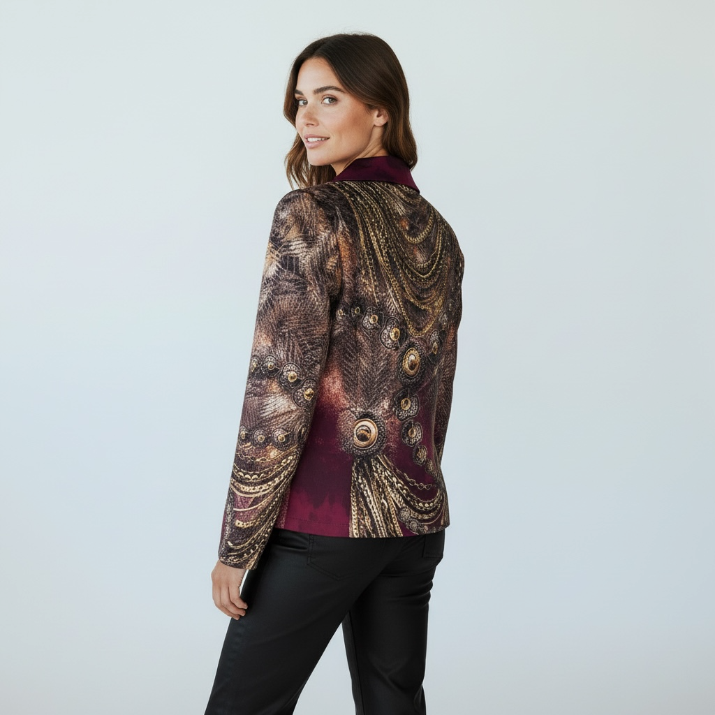 Vue arrière de la veste Paloma