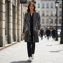 Veste Perla portée en rue