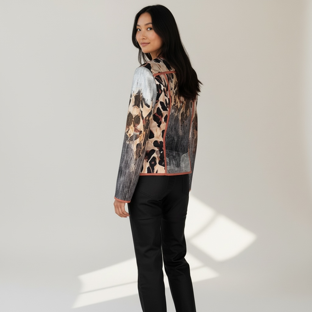 Vue arrière de la veste Léa