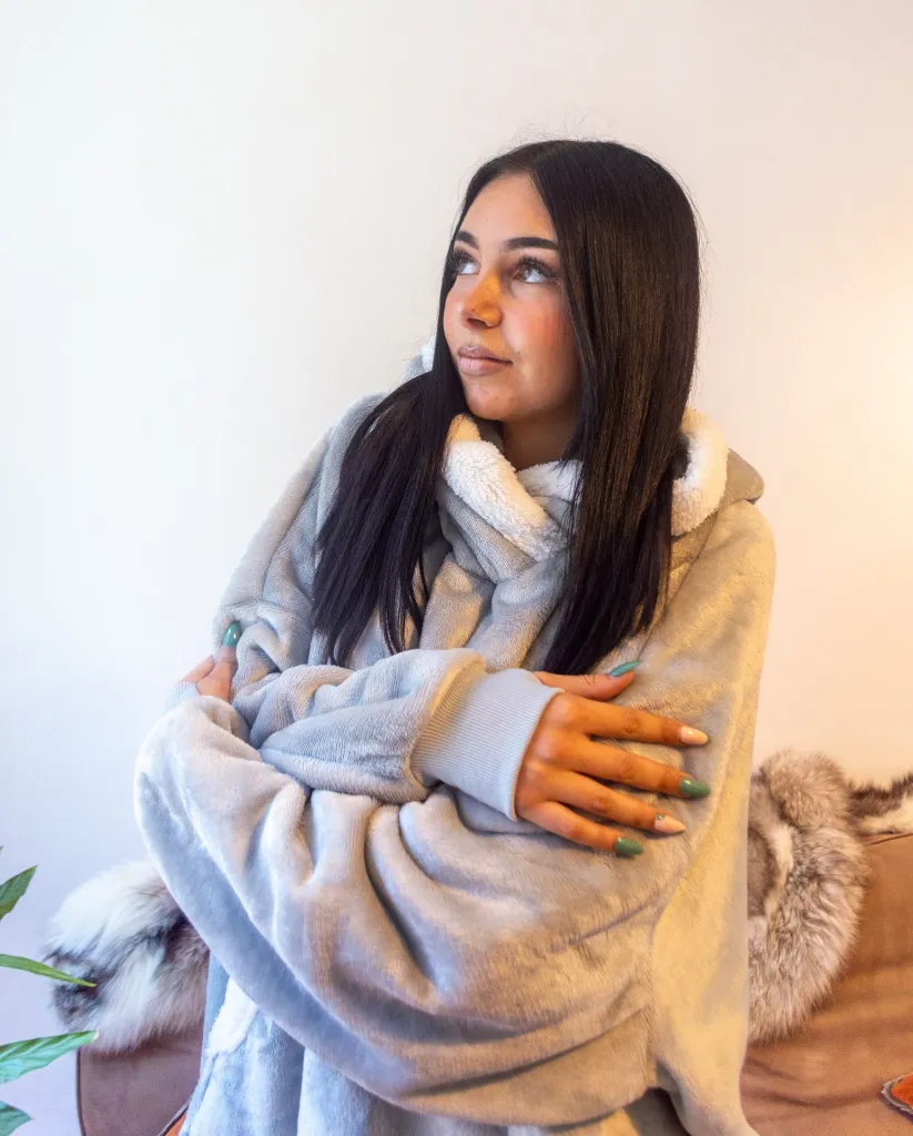 Sweat-Plaid Kokoon unisex tiens bien chaud