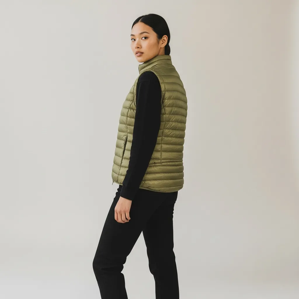 Vue arrière de la veste Sauge d'hivers