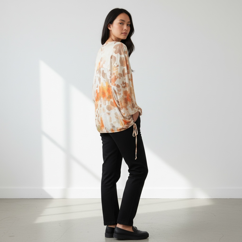 Vue arrière de la tunique Ambre sauvage