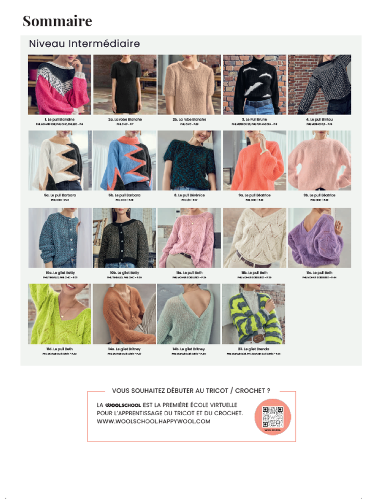 Modèles du catalogue 233
