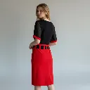 Arrière de la robe bicolore Elise