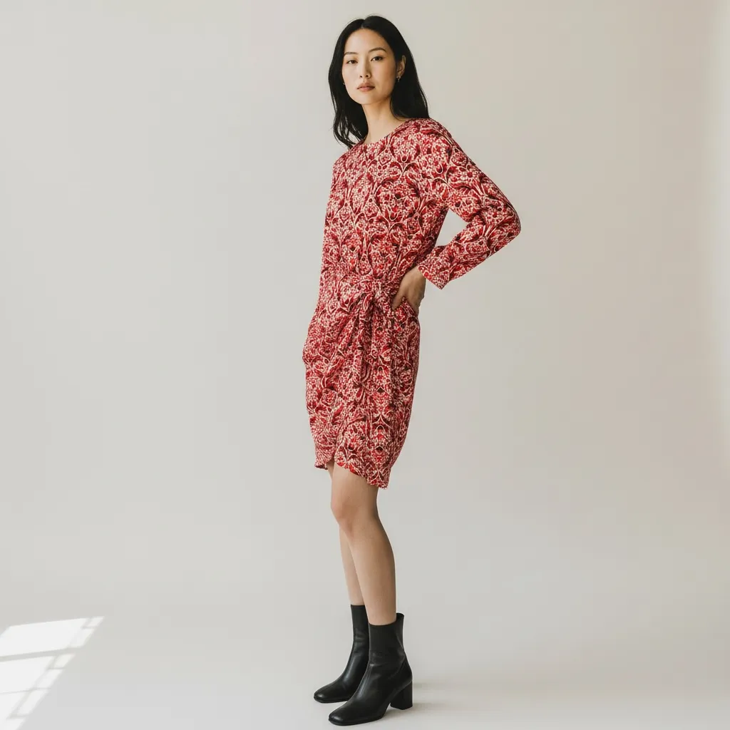 Robe Imprimée Portefeuille Rosalie