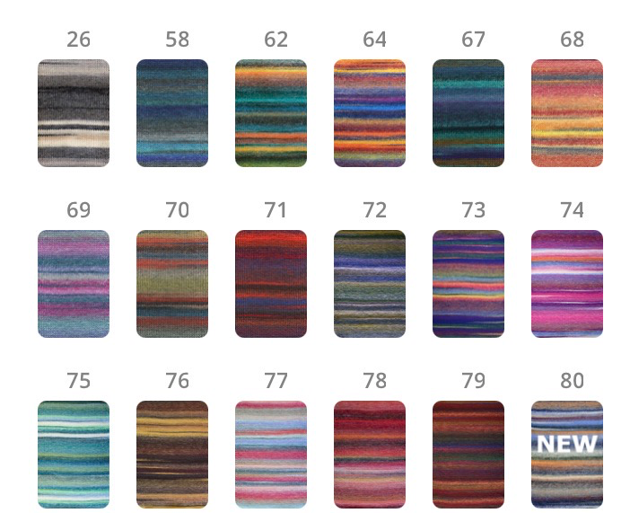 Gamme de couleurs Adriafil Detto Fatto