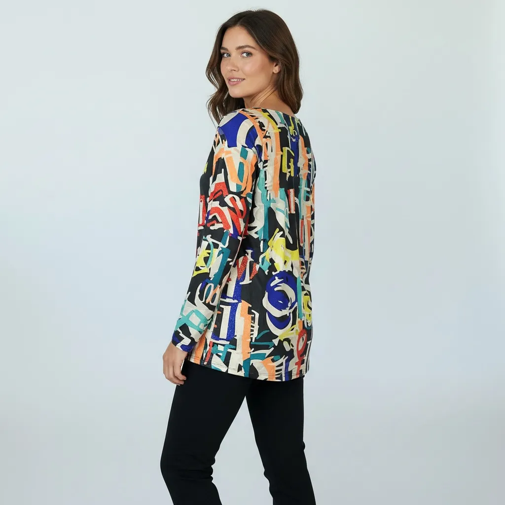 Top Imprimé Graphique Arty