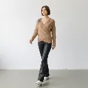 Cache Coeur Brodé Fleurs