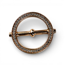 Broche Attache-Foulard or