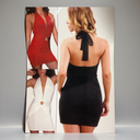 Robe Glamour vue de face et dos