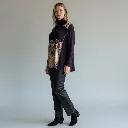 Pull Amalia Patchwork Col Montant