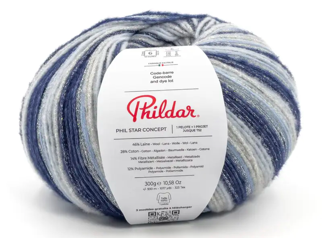 Phildar Phil Star Concept  (Bleu)