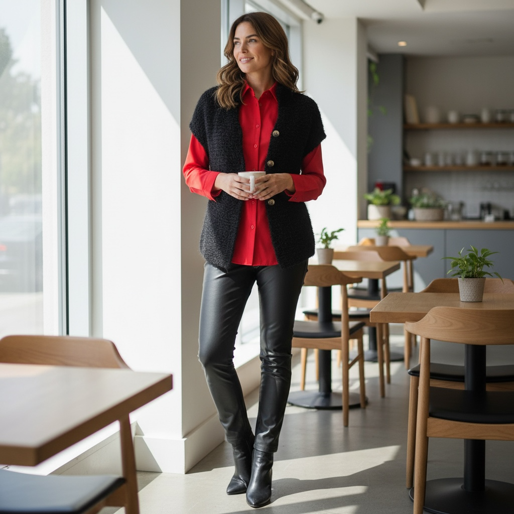 Gilet sans manches Lulu (Noir)