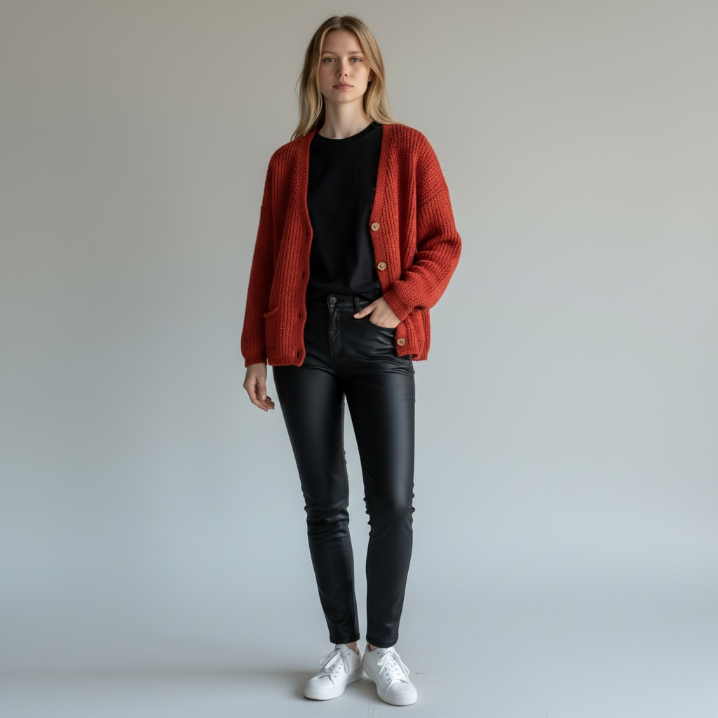 Cardigan V’ Lulu (Rouille)