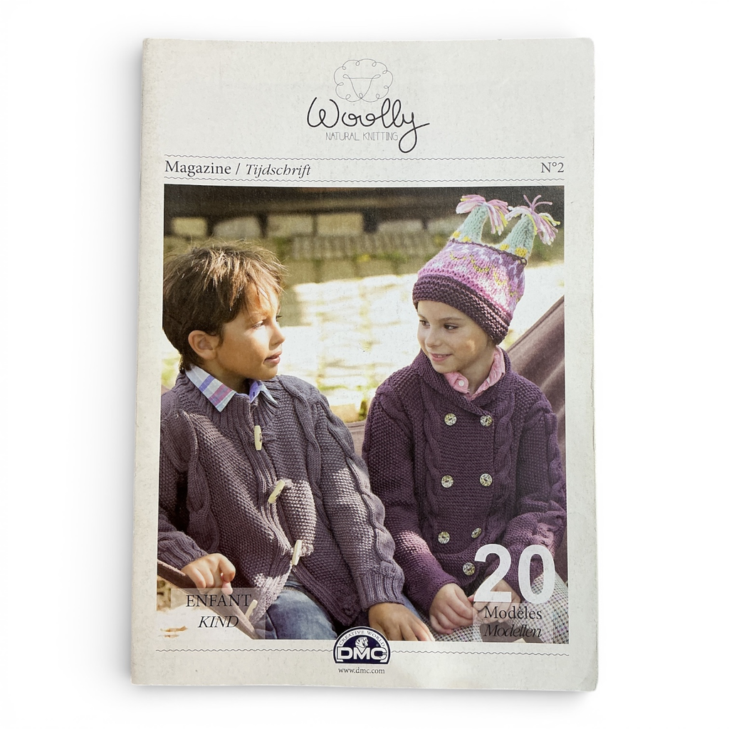 Livre DMC n°2 Woolly Natural Knitting