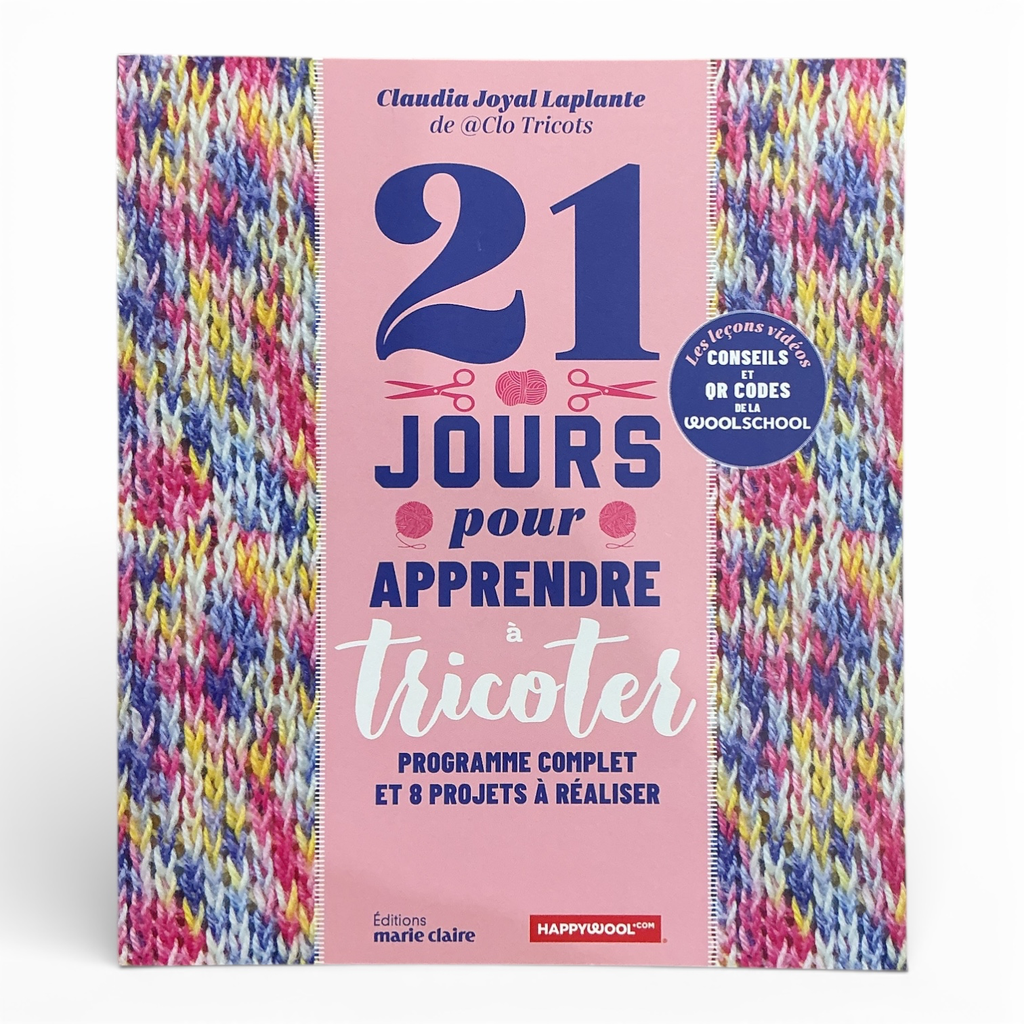 Livre Phildard 21 Jours pour apprendre à tricoter