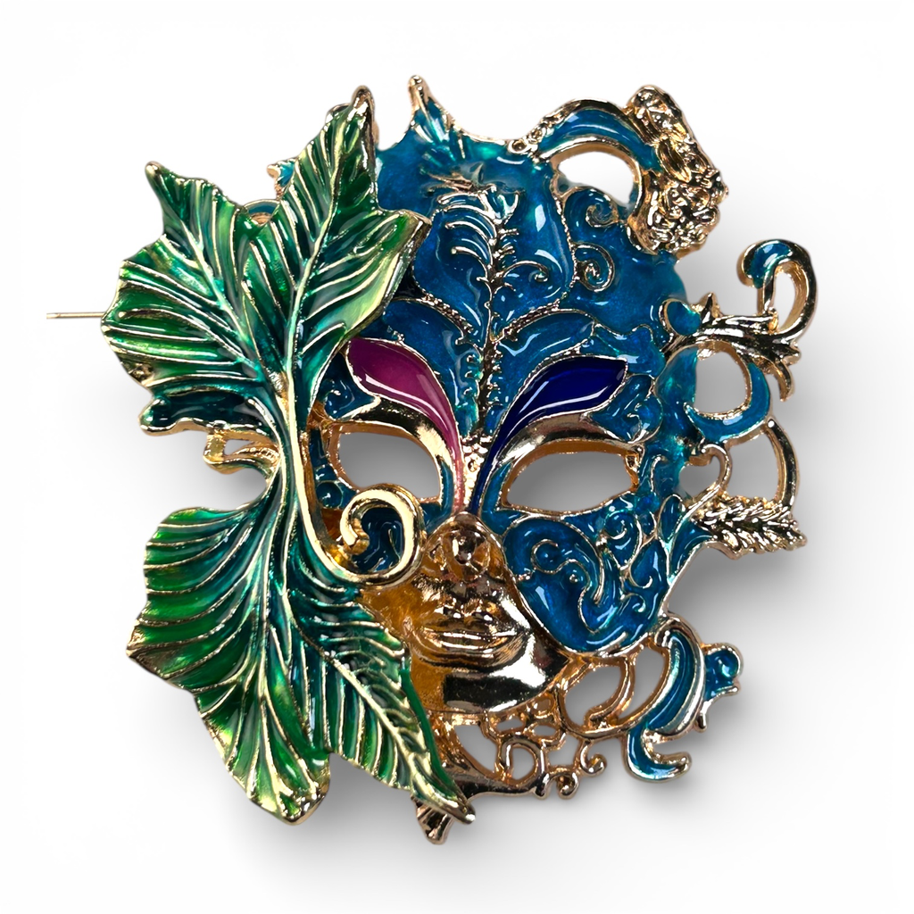 Broche Masque Vénitien