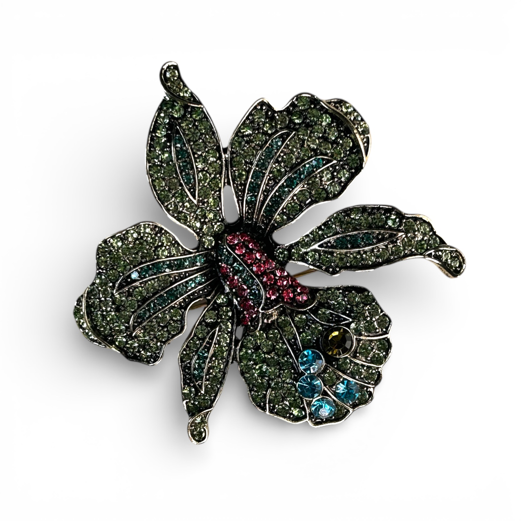Broche Orchidée