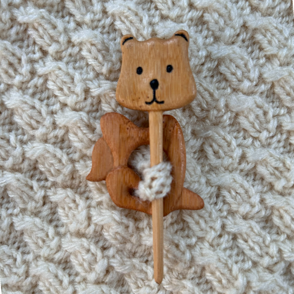 Broche Bois Lucky