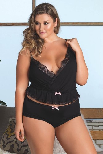 Ensemble Pyjama Short Séraphina Leg Avenue (XL/XXL)