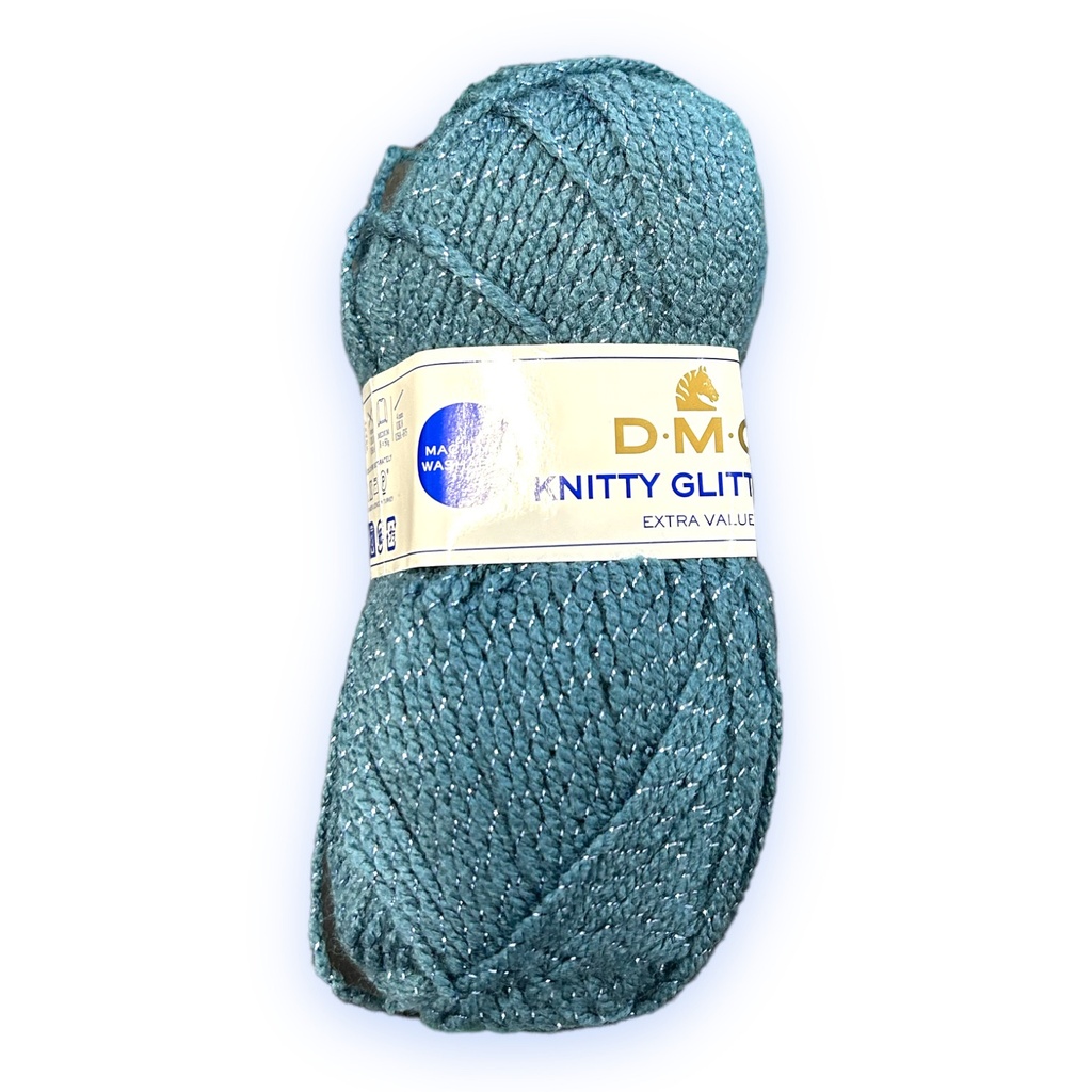 DMC Knitty 4 Glitter (Bleu nathier 228)