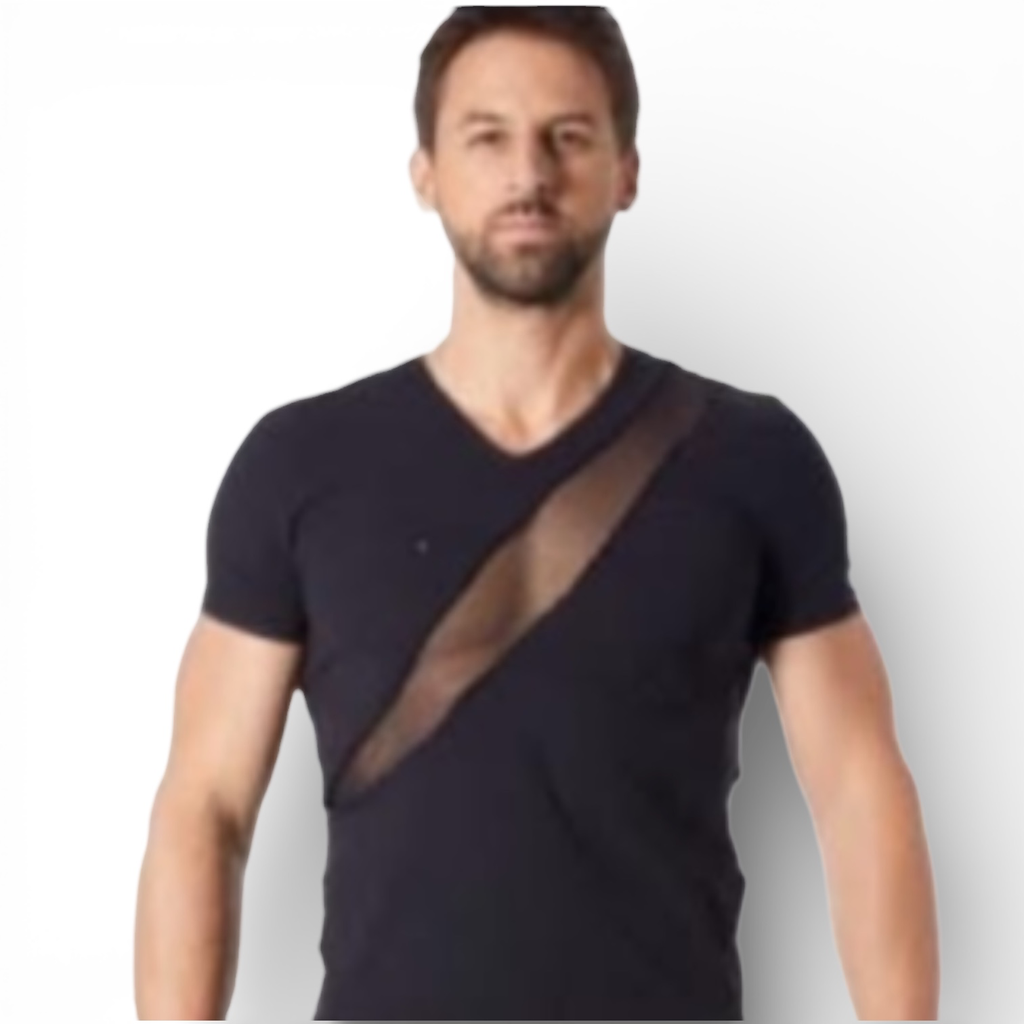 Tshirt Tentation Graphique Lookme (M, Noir)