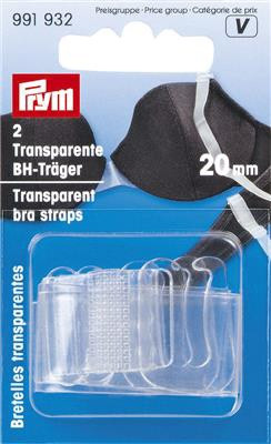Bretelles soutiens-gorge transparentes Prym (15mm)