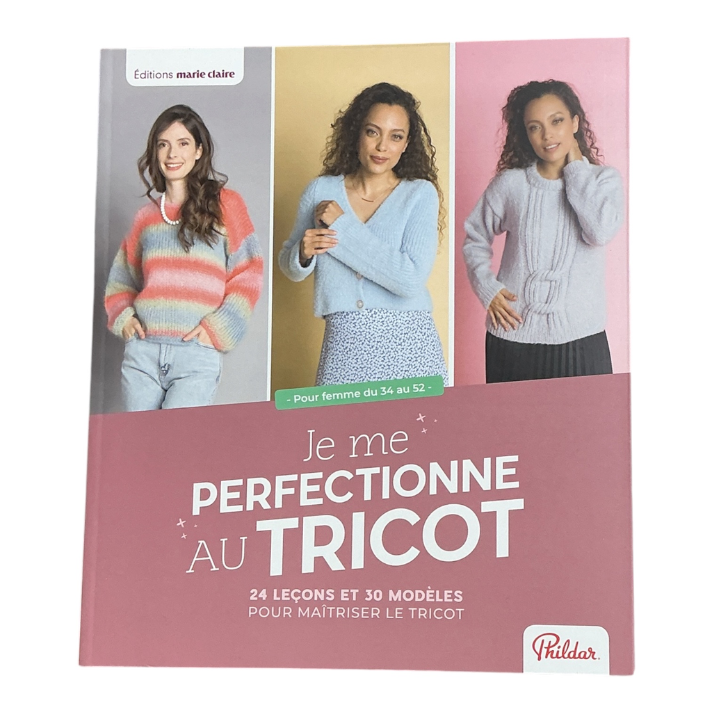 Livre Phildar Je me perfectionne au tricot