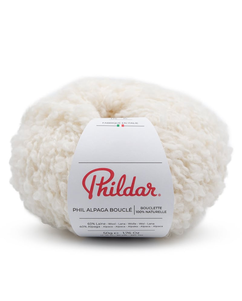 Phildar Phil Alpaga Bouclé (Ecru)