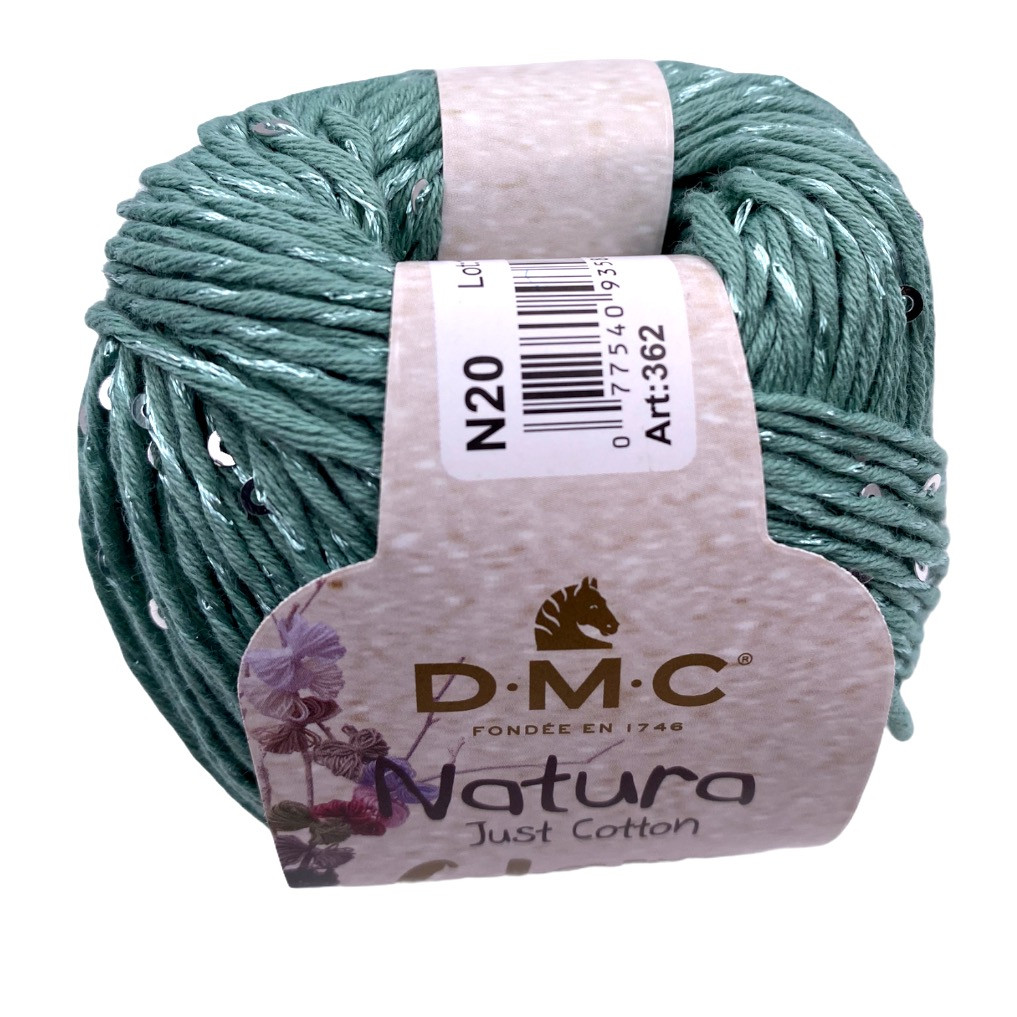 DMC Coton Natura Glam (Col 20 Vert d’eau)