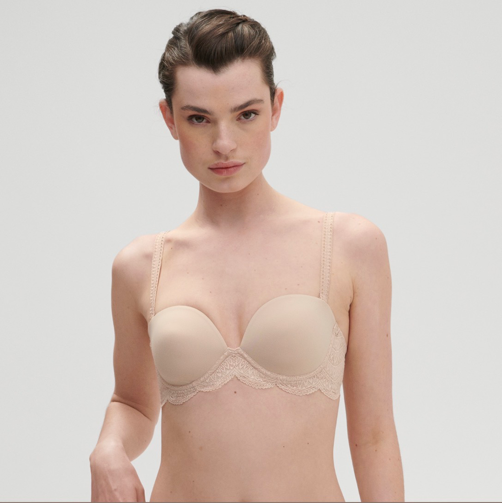 Soutien-gorge Armature décolleté plongeant multipositions Karma Simone Perele (Noir, 85/100, B)