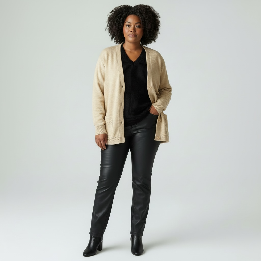 Cardigan Nel (54/56, Beige)