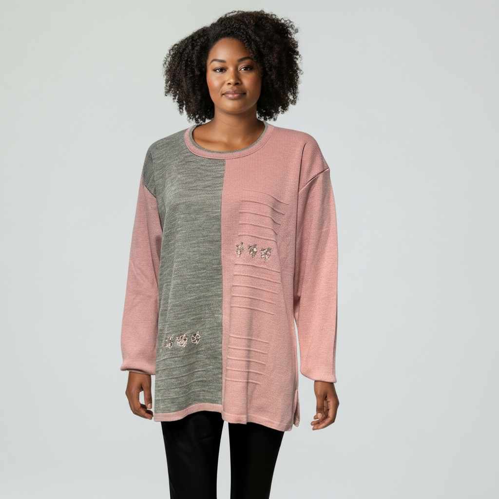 Pull Florine bicolore