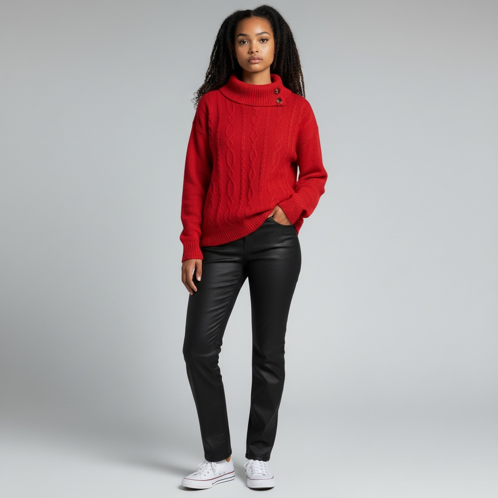 Pull Anita (S, Rouge)