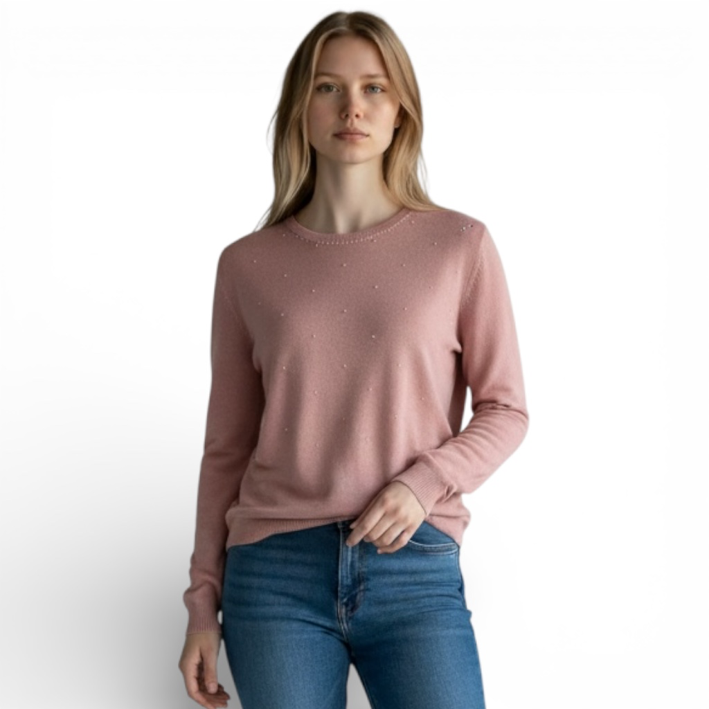Pull Betty Douceur Cashemir (XL/XXL, Vieux rose)
