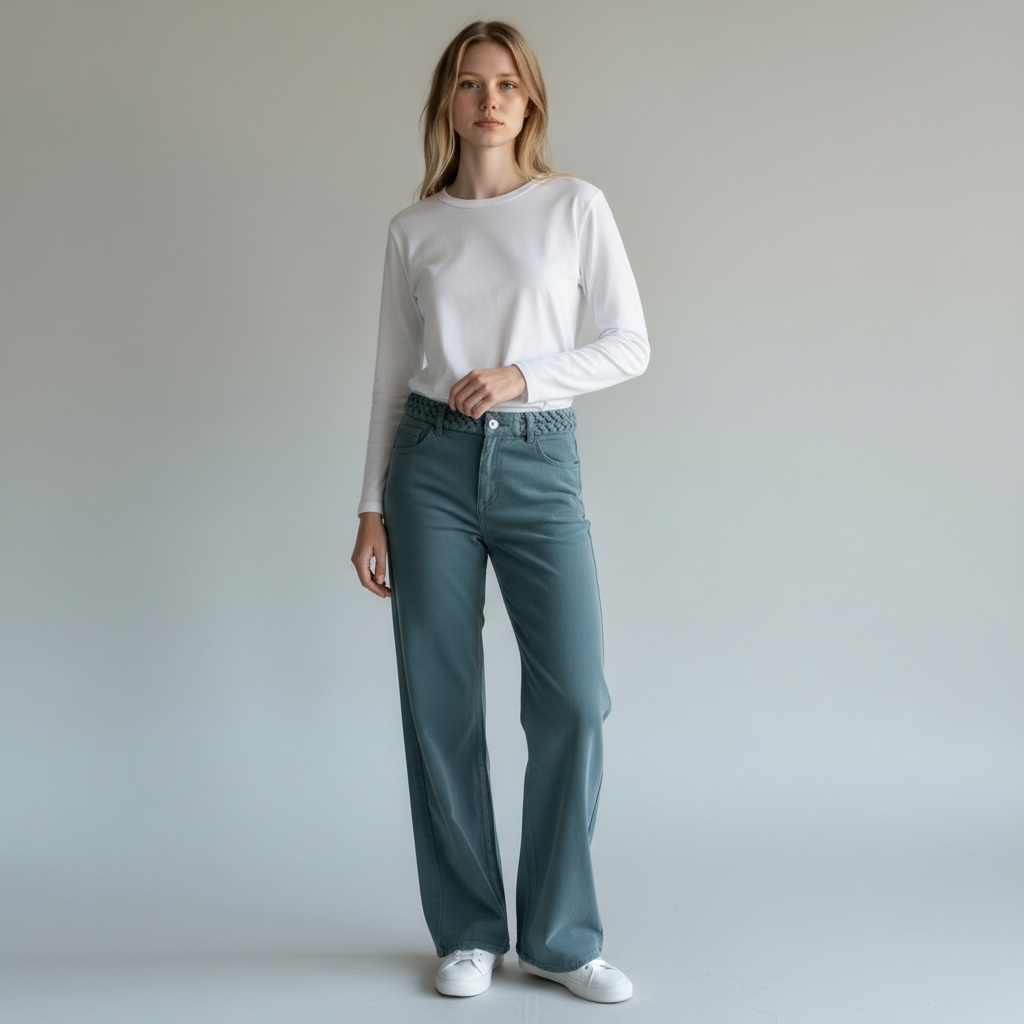 Pantalon C'est Beau La Vie Daphné (48, Beige)