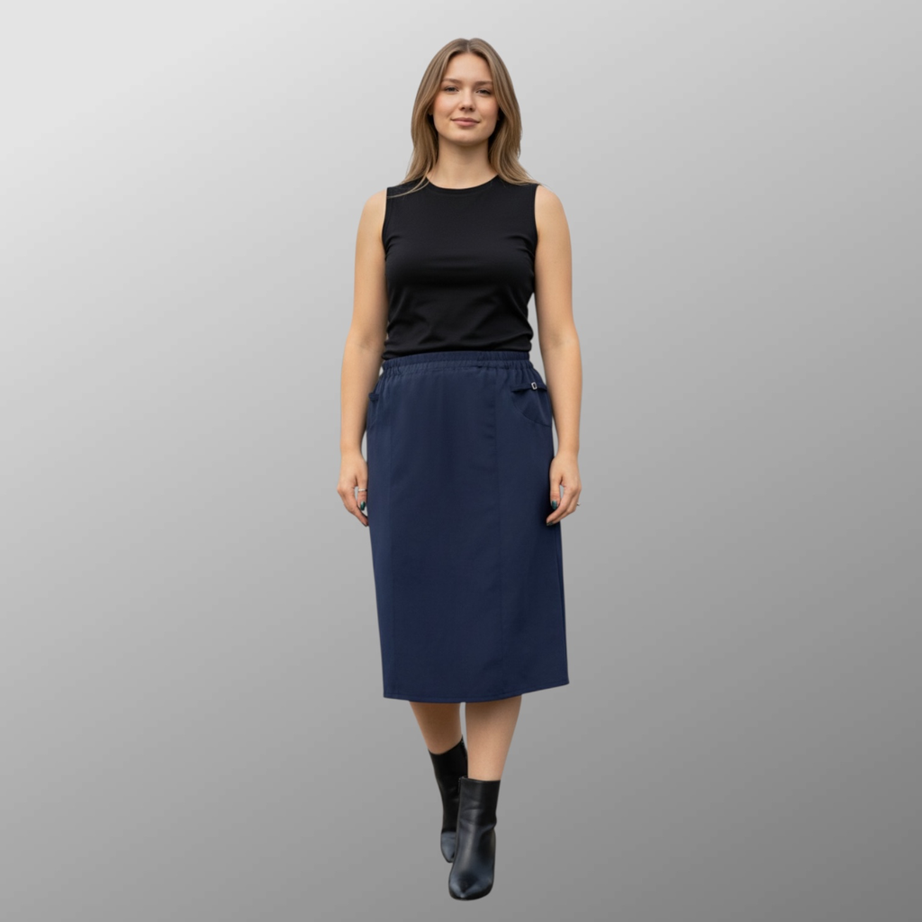 Jupe Classique Mireille (46/48, Noir)