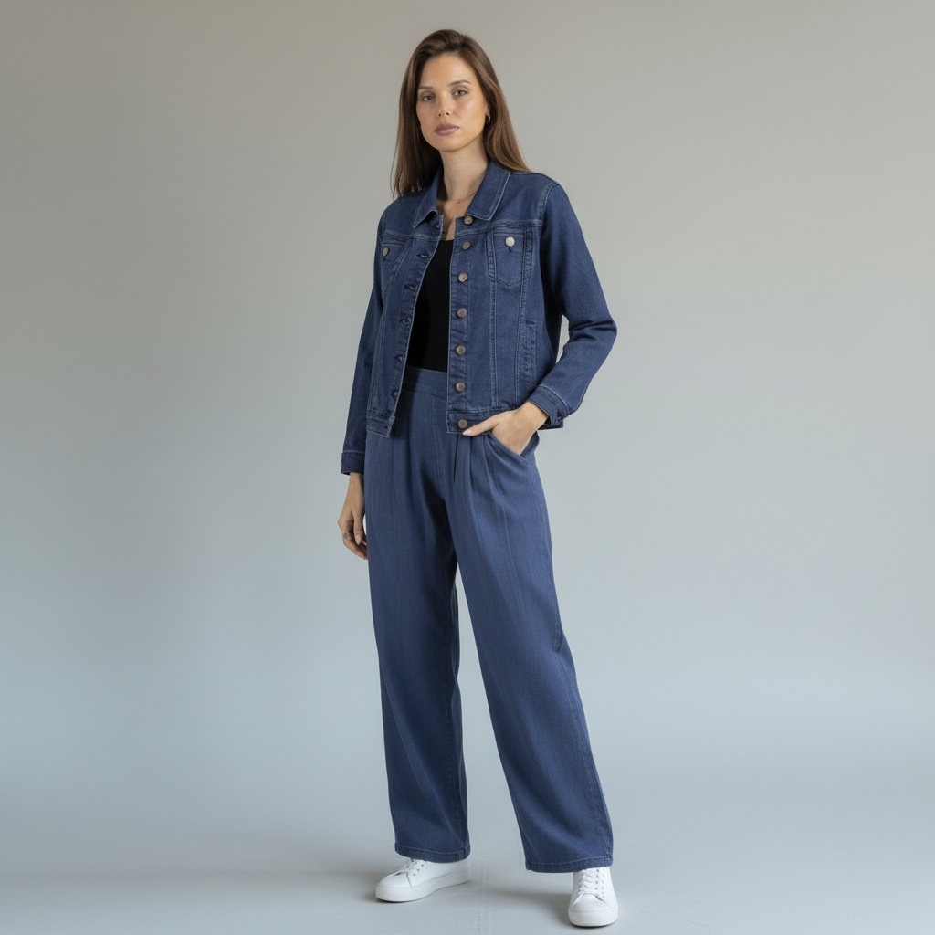 Veste Jeans Eternel S'Quise (Bleu foncé, 52)