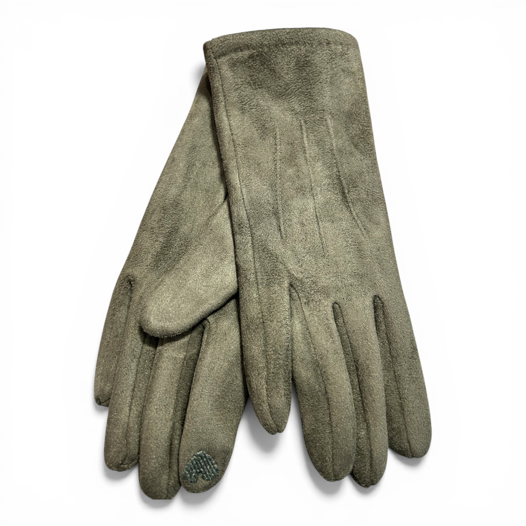 Gants Dame Suédine (Kaki)