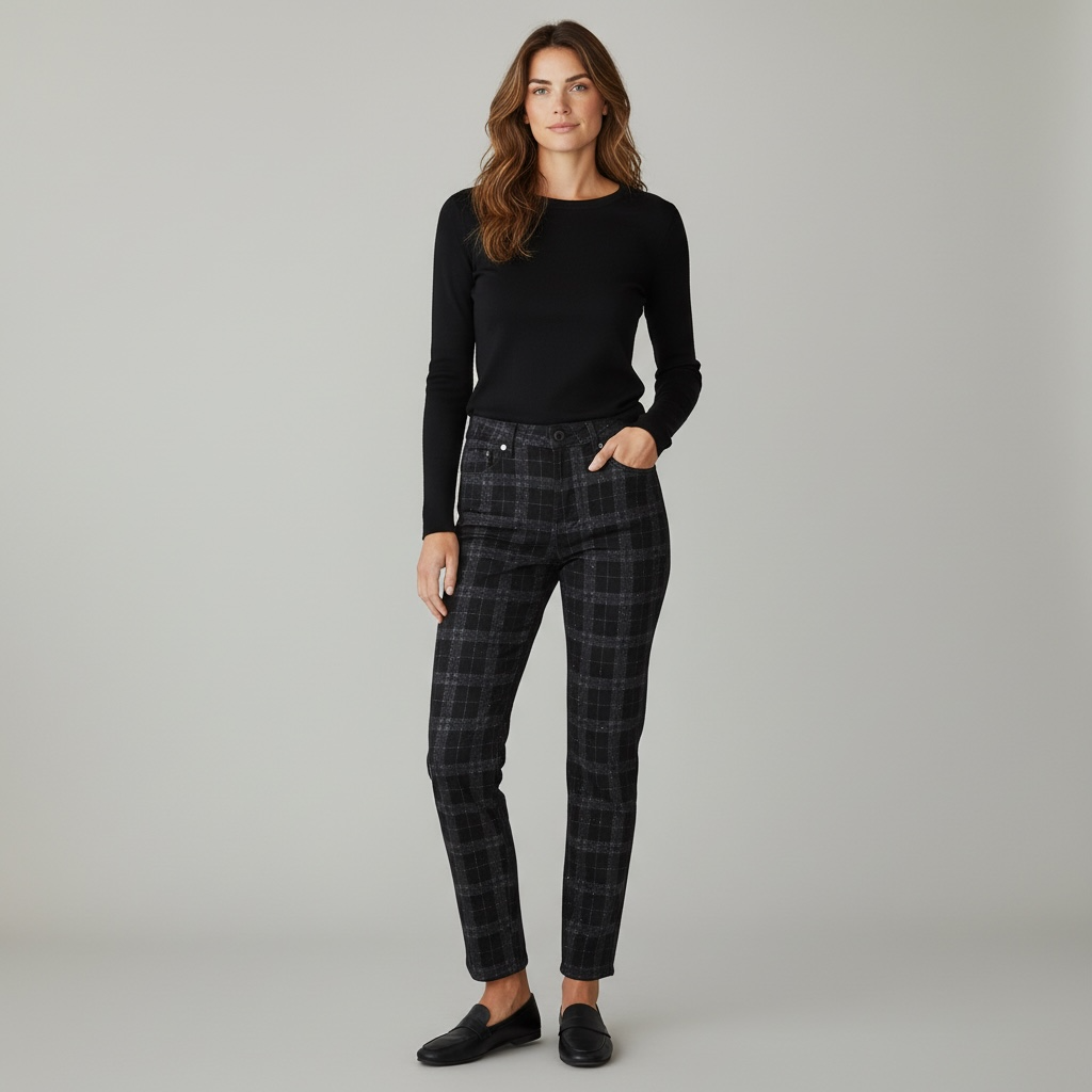 Pantalon Reine S'Quise (Noir, 46)