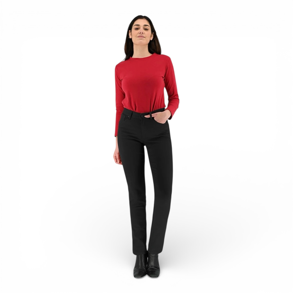 Pantalon Laura Taille Réglable S'quise (Noir, 52)