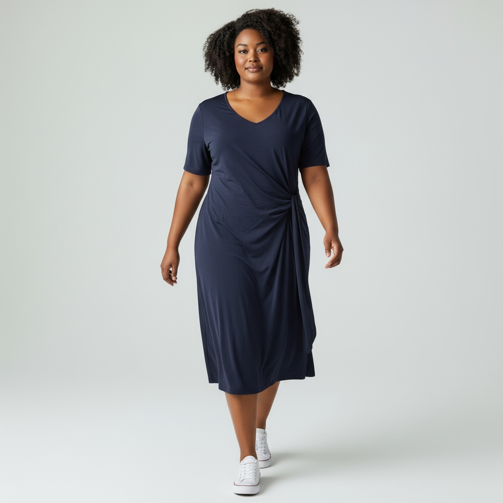 Robe Etyronan Manches courtes 006 (M, Rouge)