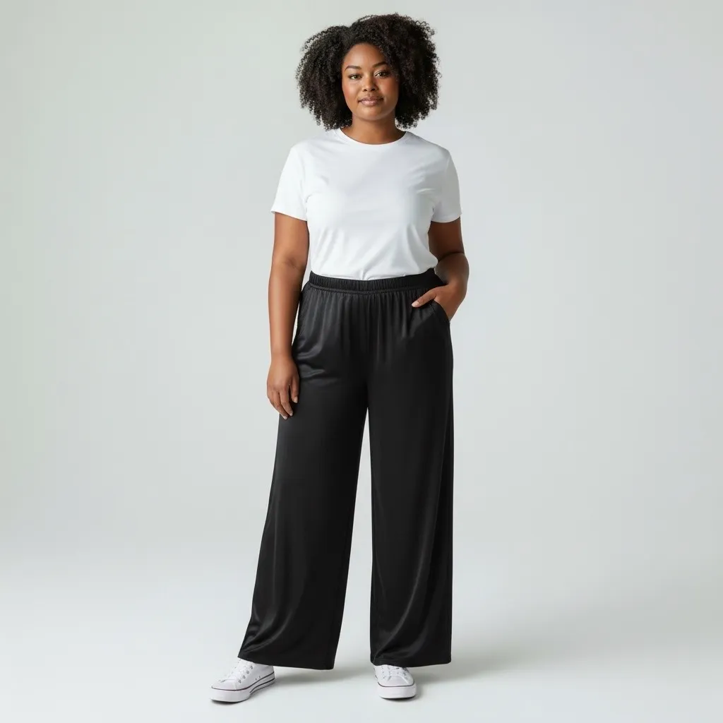 Pantalon Fluide Miranda (Noir, T3)