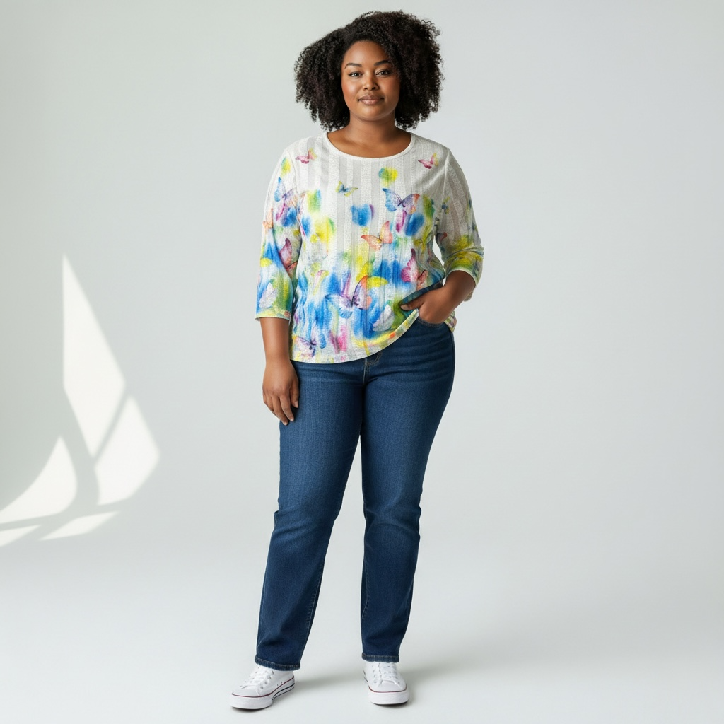 Tunique Papillons May Flower