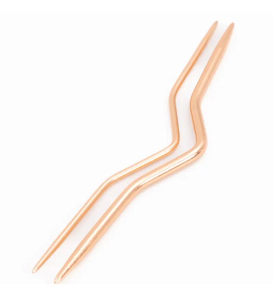 Aiguilles à torsades Gold 