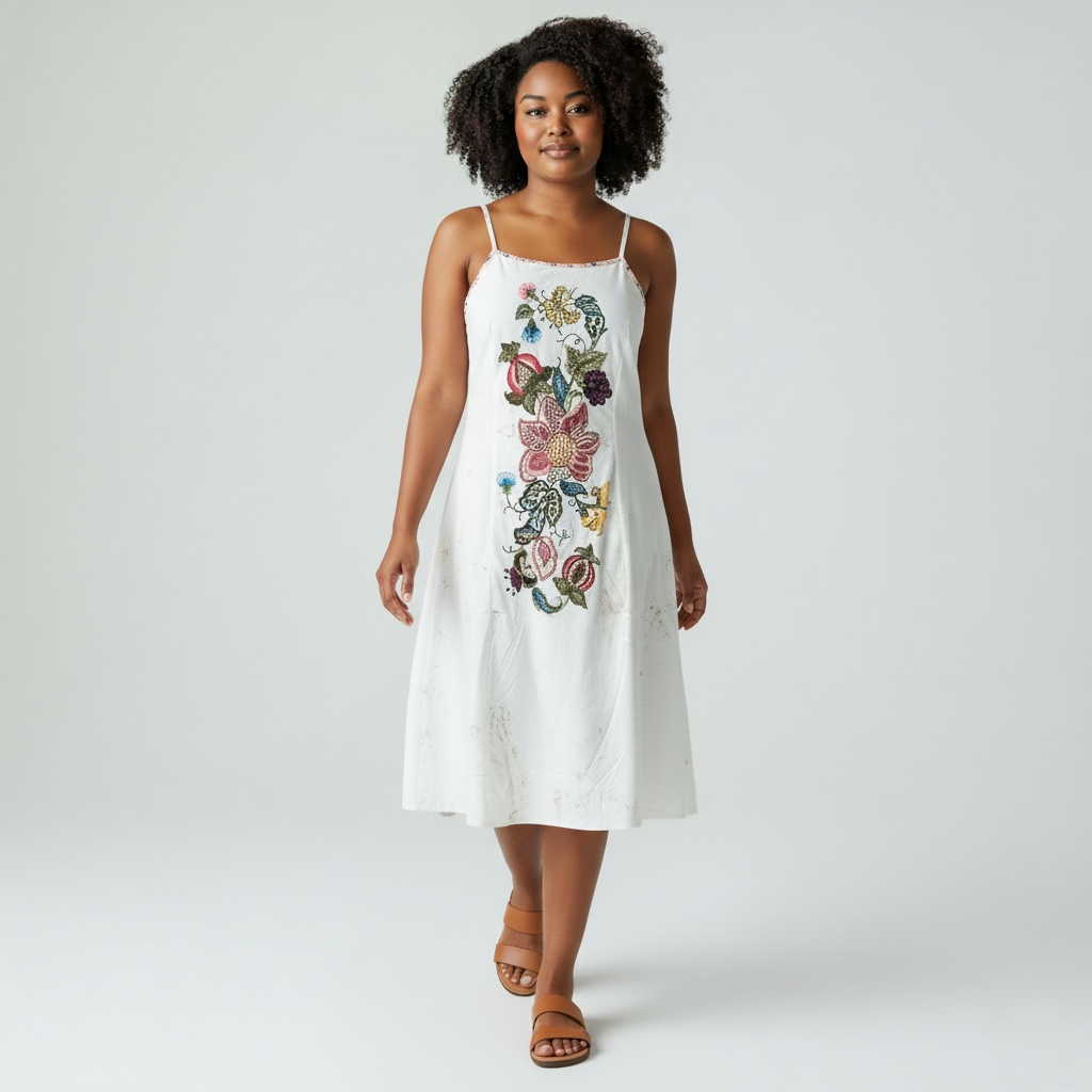Robe Floréal Perlée (S)