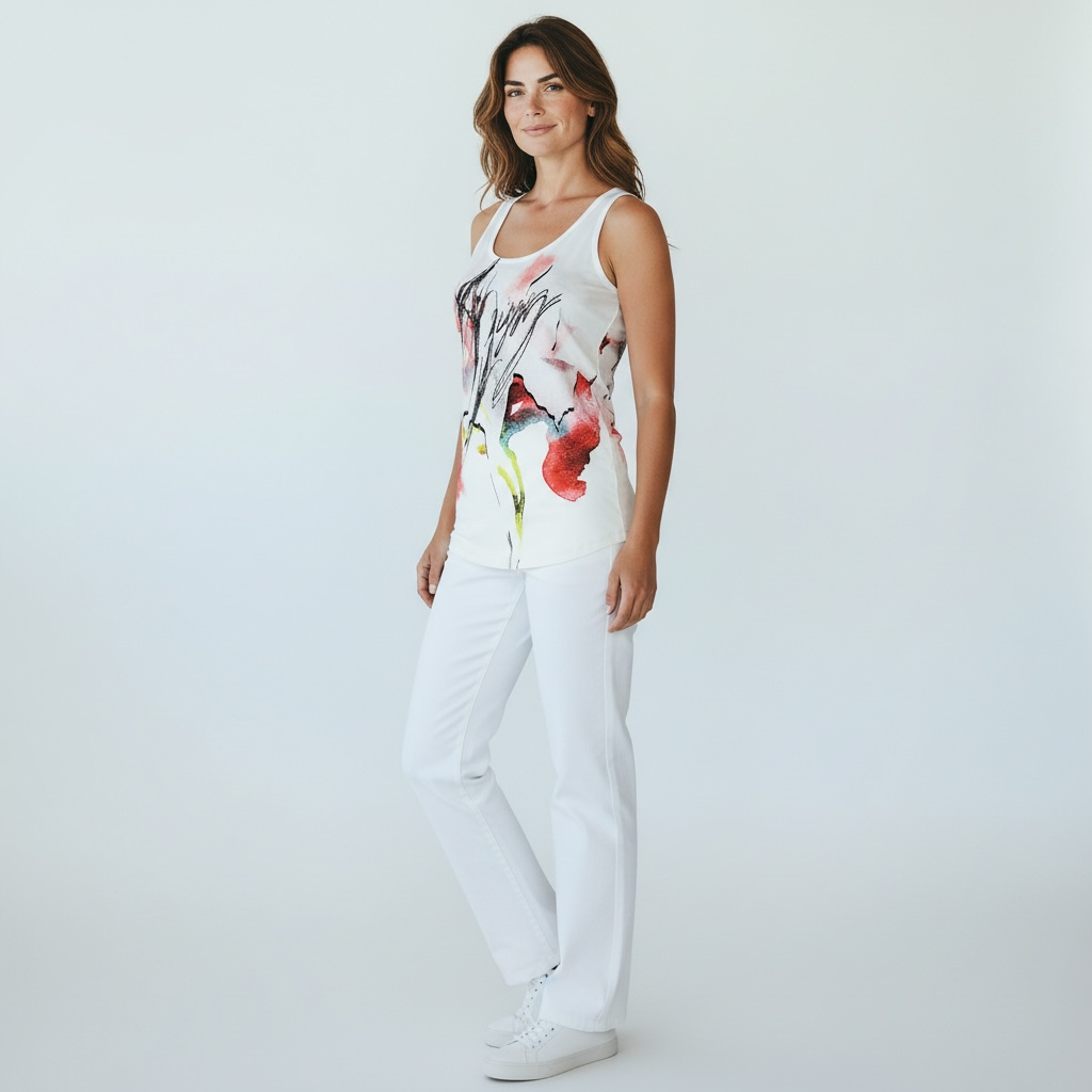 Top Aquarelle Éclat (S)