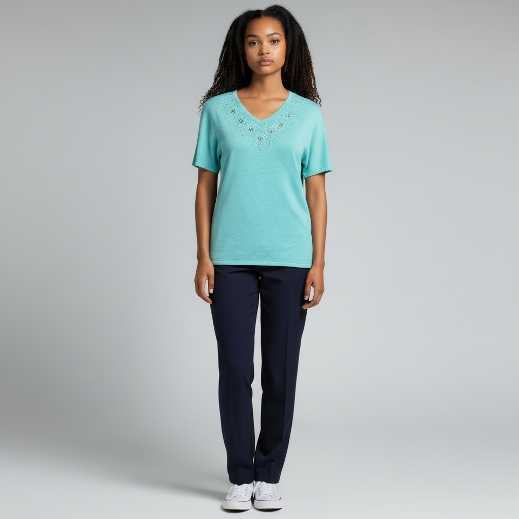 Pull Aqua manches courtes Casamia (S)